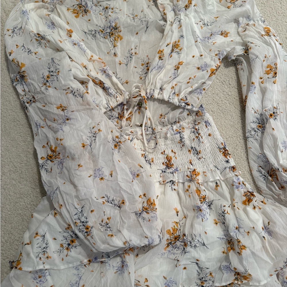 Floral Long Sleeve Dress